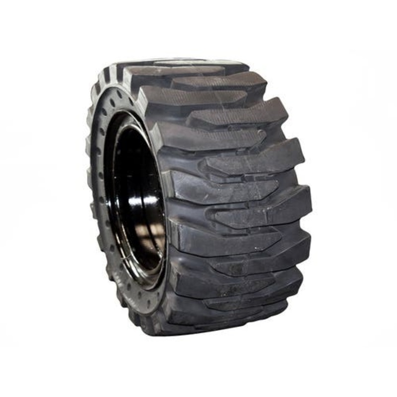 Solid Tire  14 x 17.5 - Right Hand fits John Deere 260 270 328 330 330 fits New Holland fits Caterpillar fits JCB fits Gehl V400 7810 fits Mustang