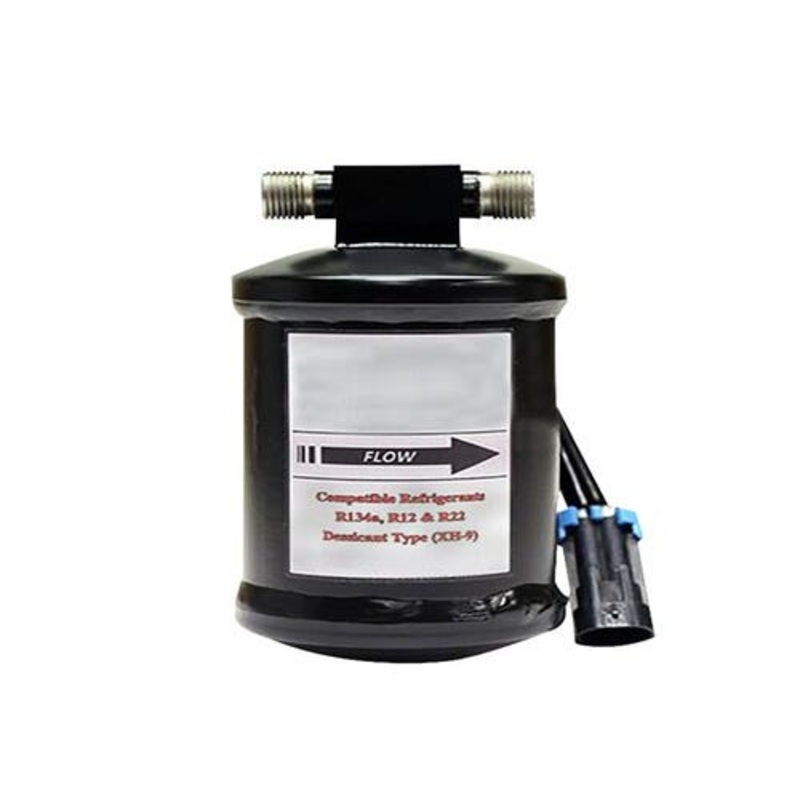 Dry-Tech Series 3 x 6 Receiver Drier with Pressure Switch fits Bobcat S150 S160 S175 S185 S205 S220 S250 S300 T180 T190 T250 T300 773 863 873 7025095