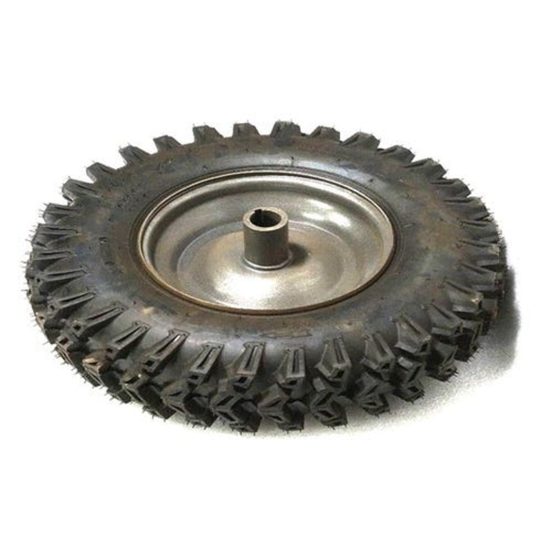 New, Old Stock 4.80-8 Left Hand Directional Tire and Wheel Assembly