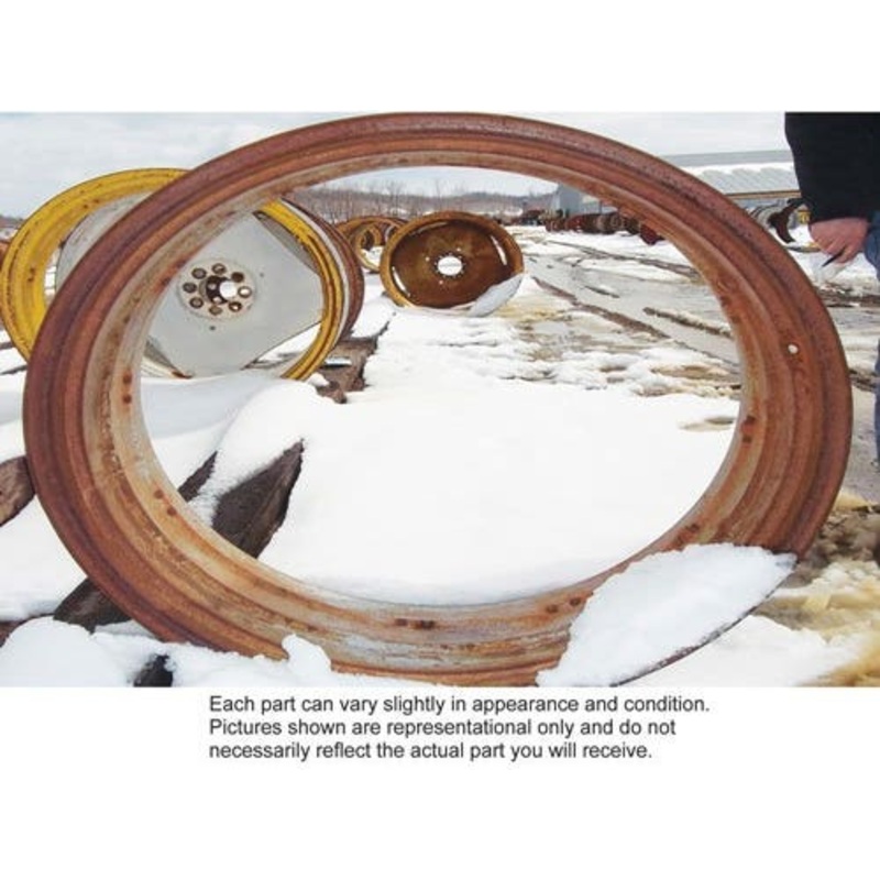 Used 15" x 38" Double Bevel Rear Rim 9" Spacing
