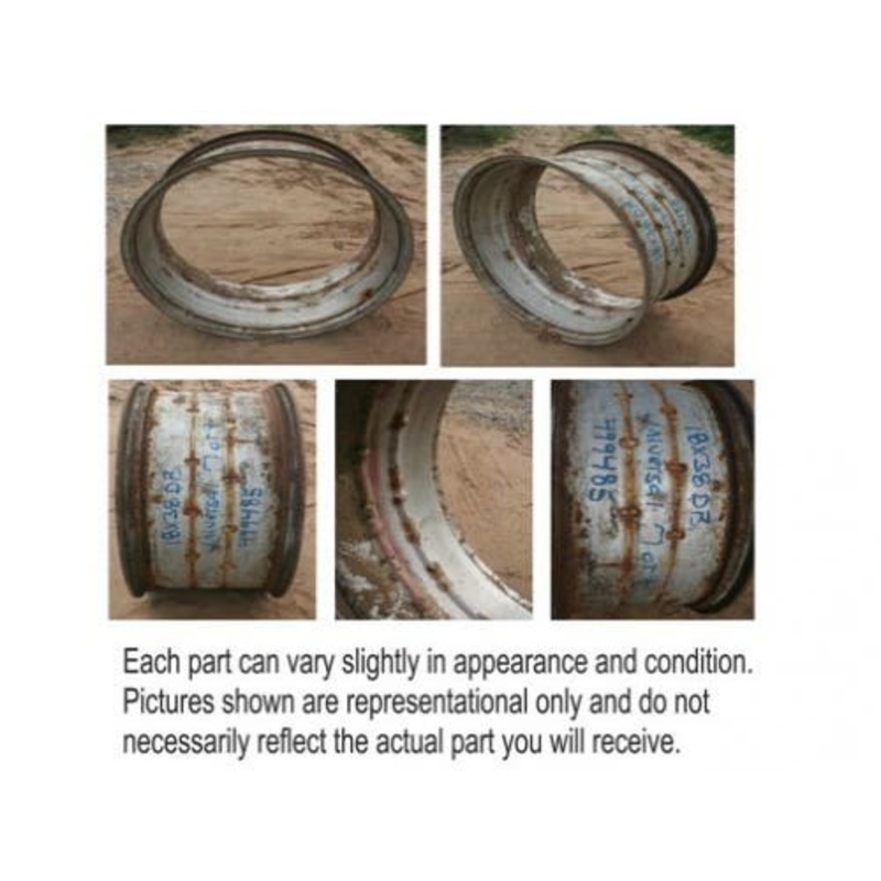 Used 18" x 38" Double Bevel Rim 7 & 9 in Spacing
