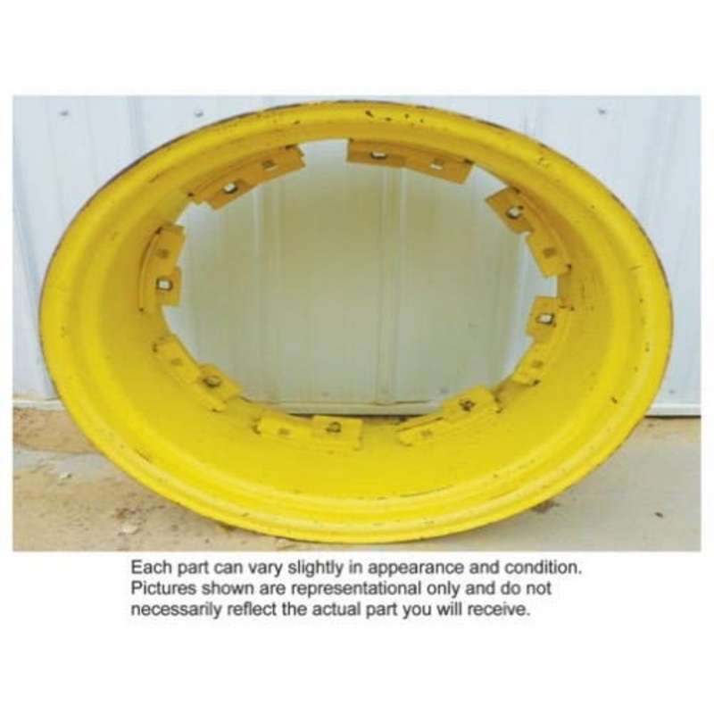 Used 15" x 28" 8 Z Channel FWA Rim fits John Deere 4055 4255 4455 4650 4850 4555 4755 4955 RE47463