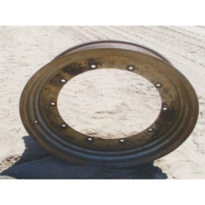 Used 16" x 38" Rim 10 Bolt Plate Rim 25 1/2" Pilot Hole