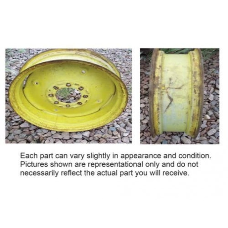 Used 8" x 24" 8 Bolt Rim 6" Pilot Hole