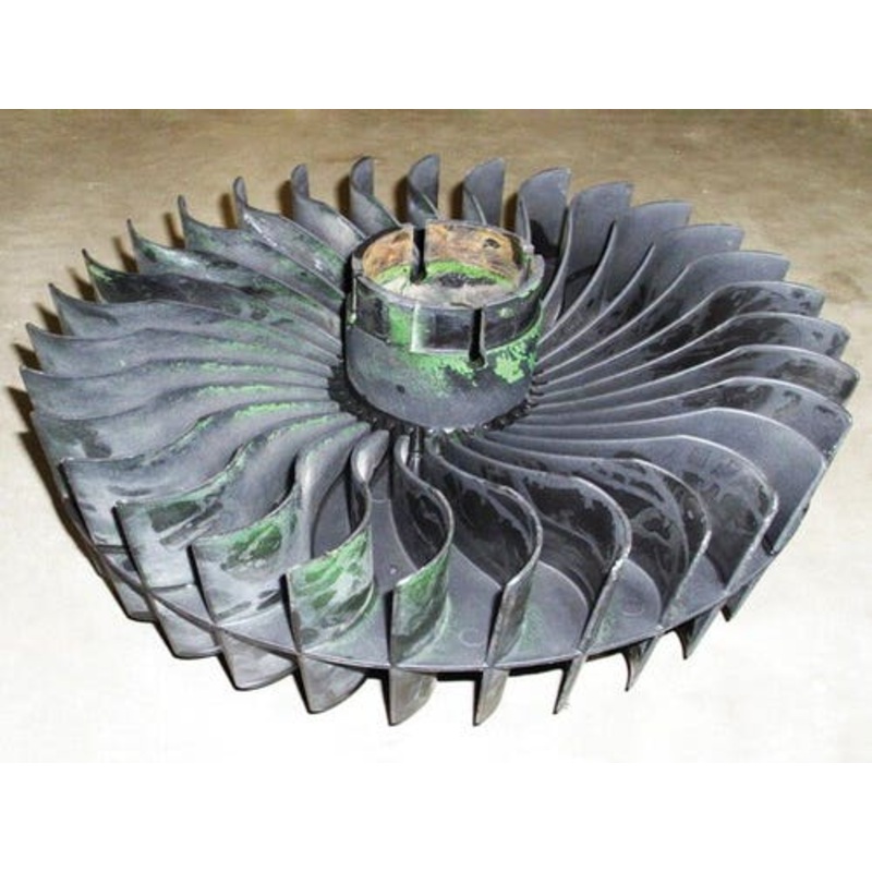 Used Cleaning Fan Fan Blade Rotor fits John Deere 9600 9610 9640 9650 9660 9680 7445 7450 7455 7460 H119211