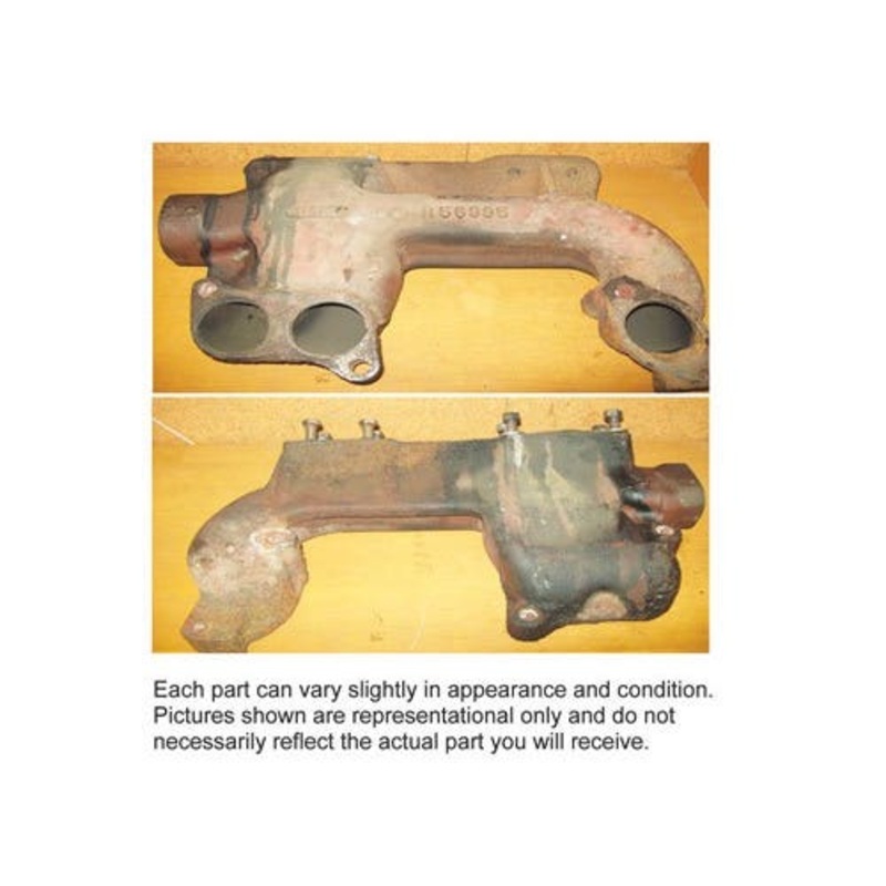 Used Exhaust Manifold - Front fits John Deere 4430 4630 4640 4650 4840 4850 7020 8430 8440 8450 6600 6620 7720 8820 4250 4440 4450 4050 4050 R56995
