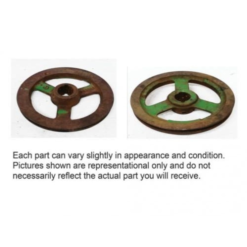 Used Rotary Screen Drive Shaft Pulley fits John Deere 4400 3300 4400 6600 6602 6620 6622 7700 7720 7722 8820 H89969