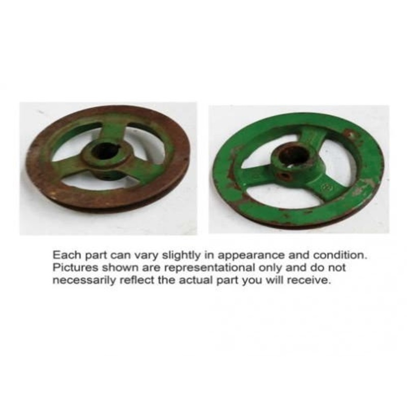 Used Rotary Screen Drive Shaft Pulley fits John Deere 4400 3300 4400 6600 6602 6620 6622 7700 7720 H89218