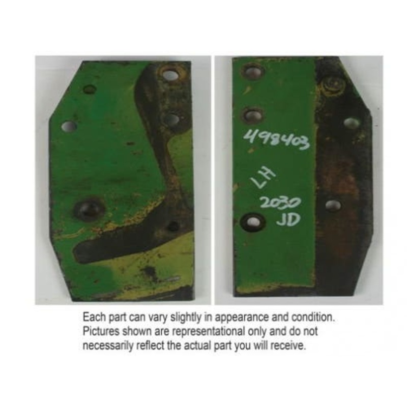 Used Sway Block Support Plate - Left Hand fits John Deere 820 830 1020 1520 1530 2020 2030 2040 2155 2240 2350 2355 2440 2630 2640 2750 2755 AT20168