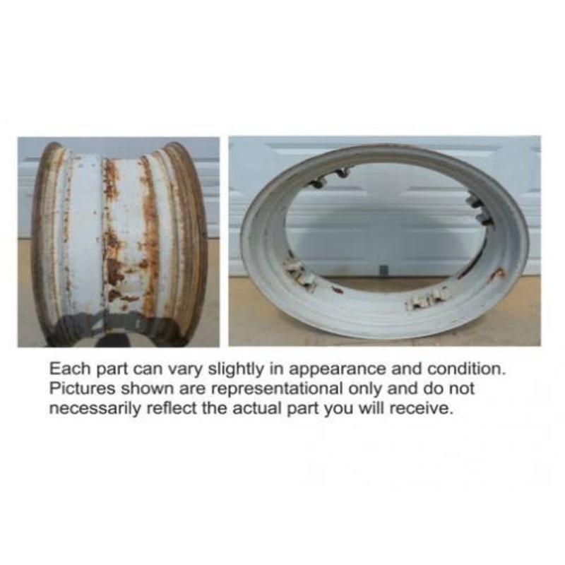 Used 15" X 38" 8 Loop Rear Rim fits Ford 5110 5900 6410 6610 6640 6710 6810 7410 7610 7710 7740 7810 7910 8210 8340 8530 8630 8730 8830 E6NN1050AA