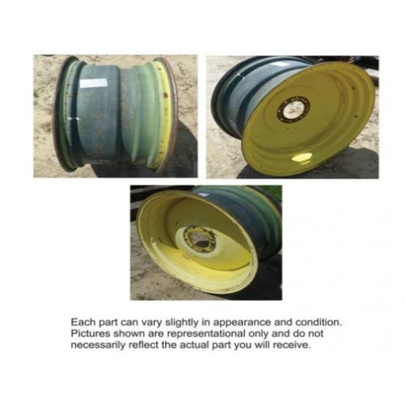 Used 16" X 30" Rim 8 Hole RWA fits John Deere CTS 9400 9410 9500 9510 9550 9600 9610 9650 9650 STS 9660 9660 CTS 9660 STS 9760 STS 9860 STS AH138809
