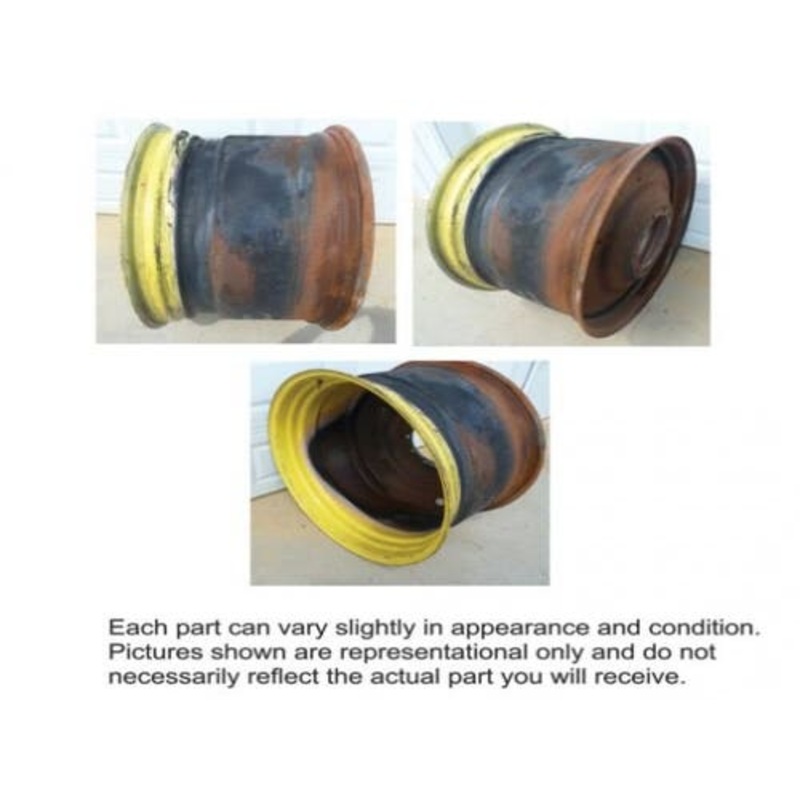 Used 23" x 38" 10 Bolt Dual Rim fits John Deere 7720 7820 7920 8100 8110 8120 8200 8210 8220 8300 8310 8320 8410 8420 8520 9200 9300 9400 RE191201
