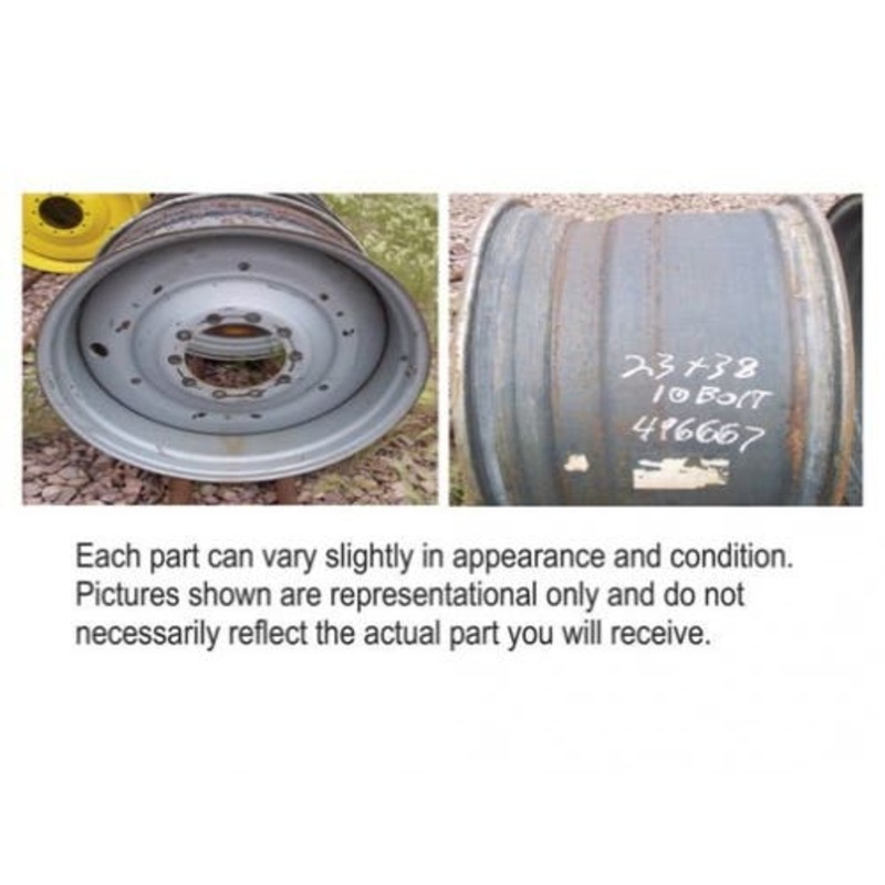 Used 23" X 38" 10 Bolt Rim fits Case IH MX180 MX200 MX210 MX215 MX220 MX230 MX240 MX255 MX270 MX275 MX285 MX305 STX275 8910 8920 8930 8940 8950