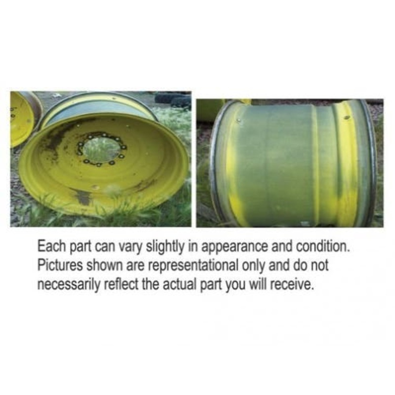 Used 27" X 38" 10 Bolt Rim fits John Deere 9660 9660 CTS 9660 STS 9760 STS 9860 STS AH168656 AH232256