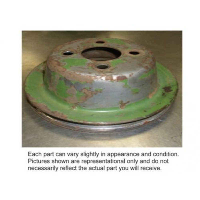 Used Water Pump Pulley - Tin fits John Deere 4000 4010 4020 7700 AR40149 R40212 R33380