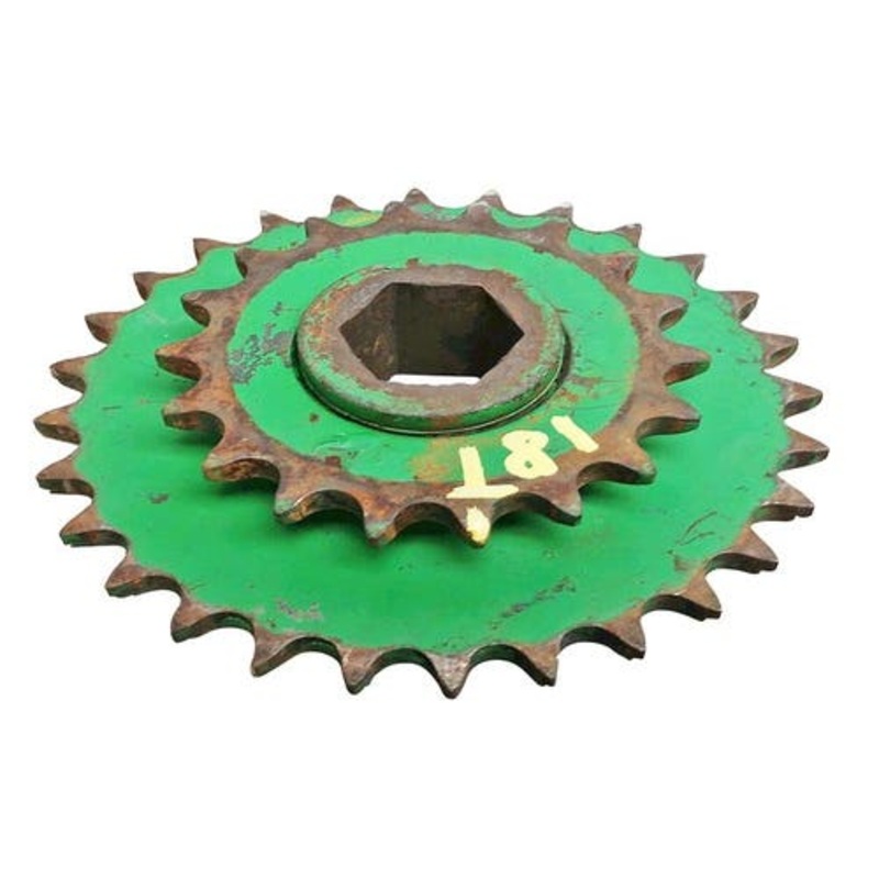 Used Seed Transmission Chain Gear Sprocket fits John Deere 7000 7100 AA62993 AA26796