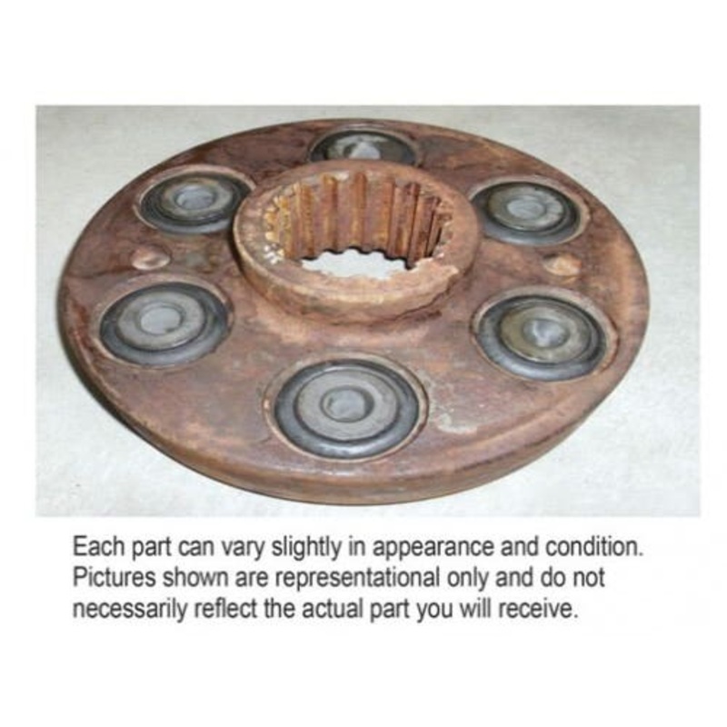 Used Rotor Drive Coupling Assembly fits Case IH 1640 1660 1670 1680 1688 2144 2166 2188 2344 2366 2377 2388 2577 2588 1345307C1