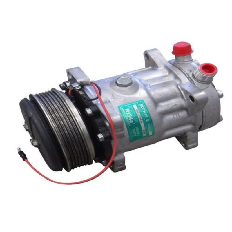 Used Air Conditioning Compressor fits New Holland TS90 TS100 TS110 TS115 LS190 1095 2450 2550 9827954 fits Ford 5640 6640 7840 8240 7740 8340 82001879