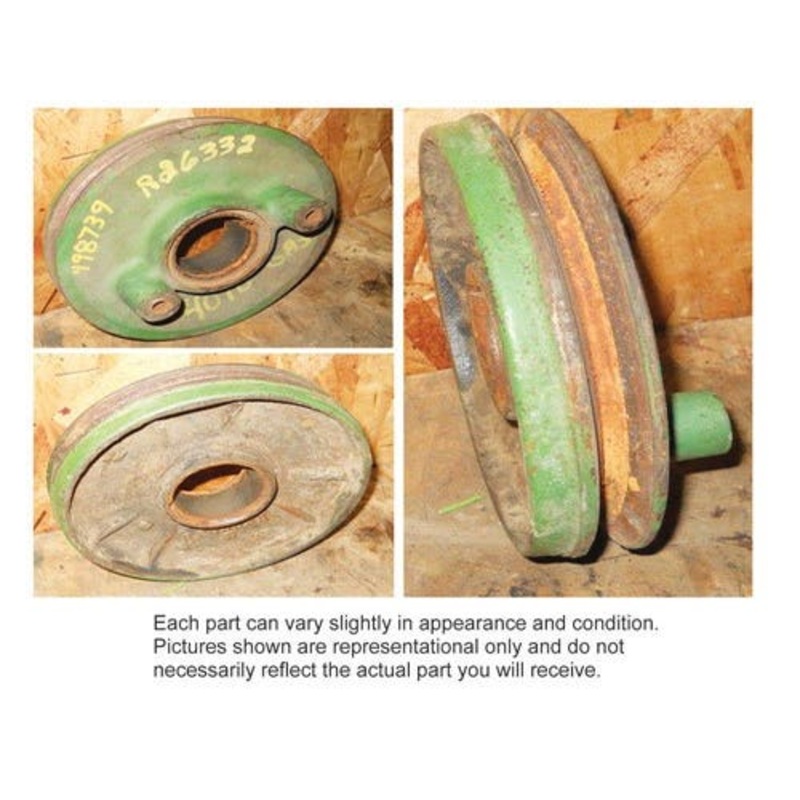 Used Crankshaft Pulley fits John Deere 3010 3020 4010 R26332