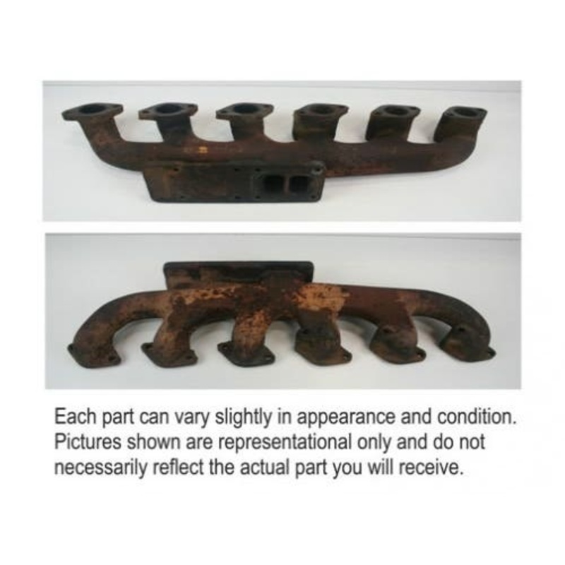 Used Exhaust Manifold fits John Deere 3130 3140 3255 4050 4435 9400 7445 7450 9920 9930 T30818 CE15515