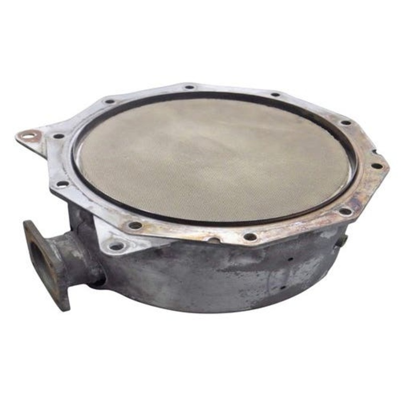 Used Catalyst Exhaust End Filter Section fits Kubota M126 M135 1J520-18940 1J520-18150 1J520-18152