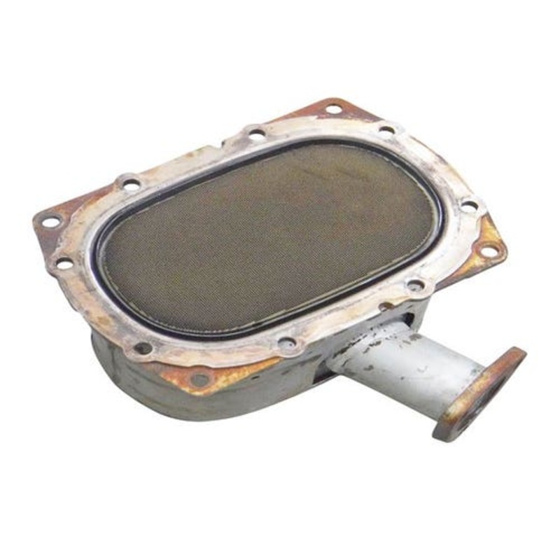 Used Catalyst Exhaust Filter End Section fits Kubota M4N-071 M8560 M9960 1J541-18940 1J541-18150 1J541-18152