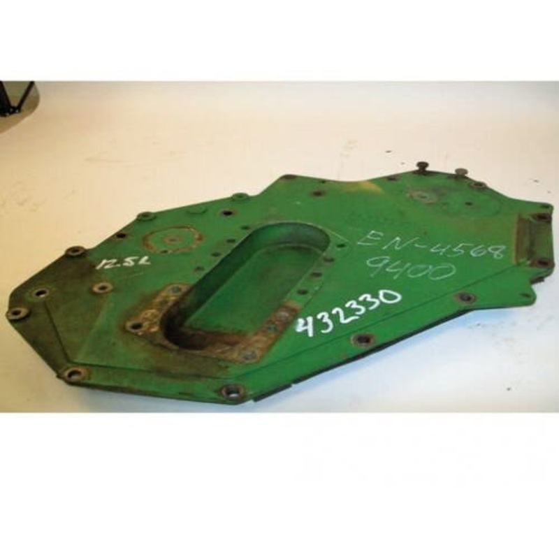Used Timing Gear Cover fits John Deere 9100 9200 9300 9400 6650 6750 6850 6950 744H 744J 824J 6105 6125 9300 744H 744J 824J R129809