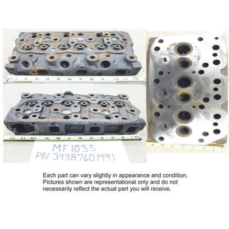 Used Cylinder Head fits Massey Ferguson 1035 3438760M91 fits Deutz Allis 5230 72102665 6051