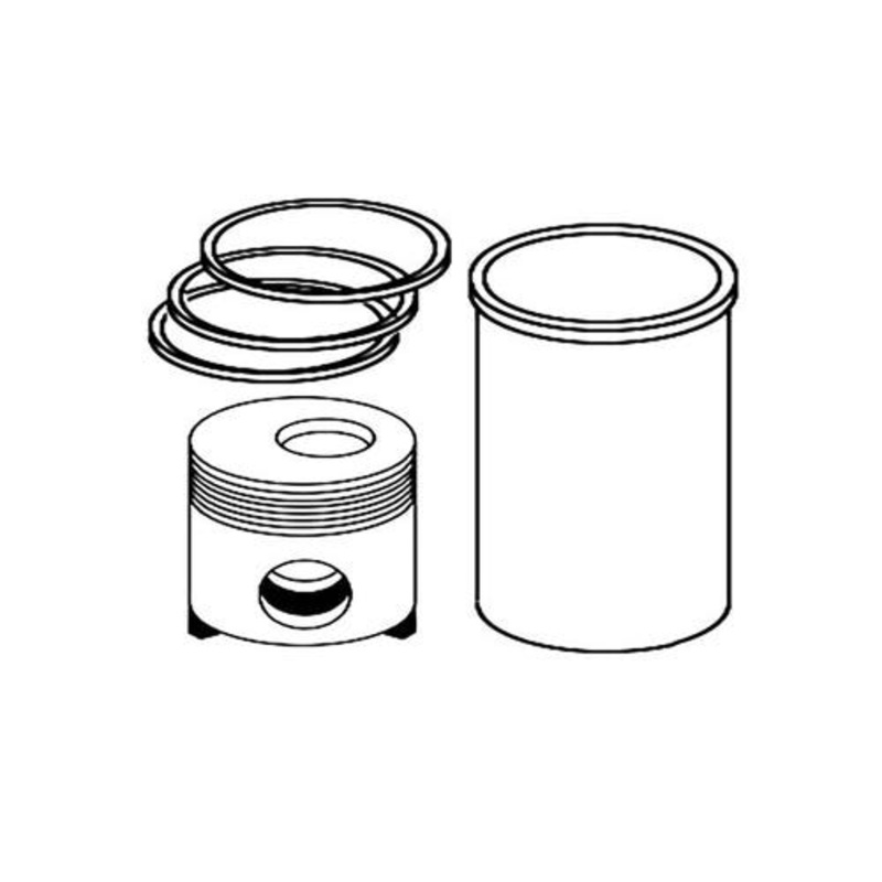 Cylinder Kit - Standard Single Cylinder fits Ford Major Power Major 220 E1ADDN6055B E1ADDN6102J E1ADKN6149A