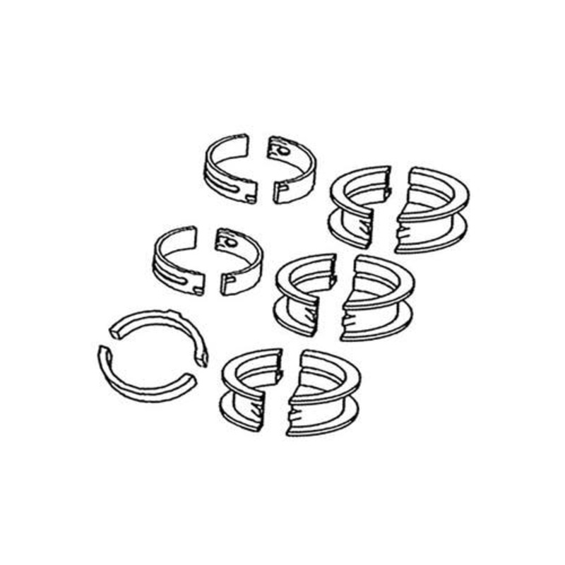 Main Bearing - .010" Set of 6 fits Case W14 300C 400C 600 780 780CK 800 880 880B 870 780 780CK 800 880 880B MB336-10
