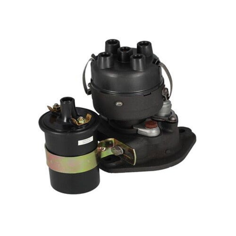 Remanufactured Distributor with base and tach drive fits International A B C Cub H M Super A Super C Super H Super M 140 200 300 340 350 400 450 504