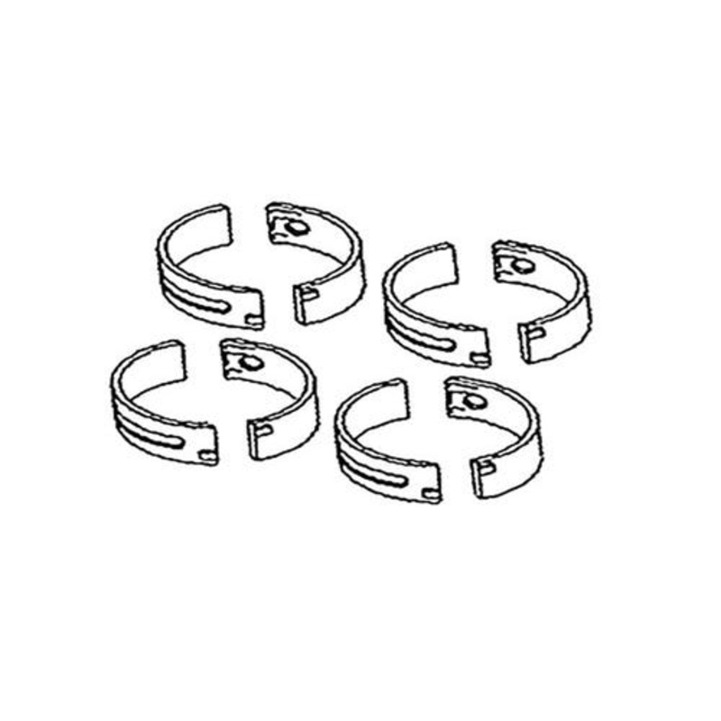 Bearings - Main .010" Set of 4 fits New Holland TS80 TS90 TS100 TS110 5640 6640 7740 VPC8171 fits Ford 268 304 304T VPC8171