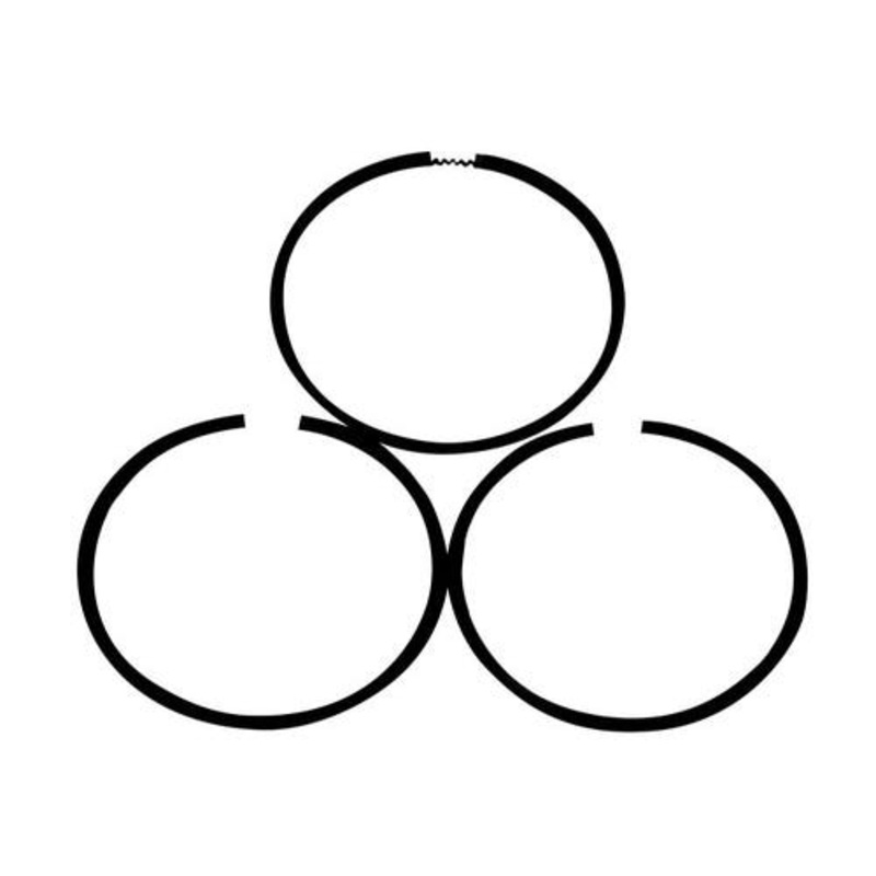 Piston Ring Set .50 mm Oversize fits Yanmar F22 F24 FX22 FX24 YM1802 YM1820 YM2002 YMG1800 YMG2000 3T80 3TNB80 721520-22540