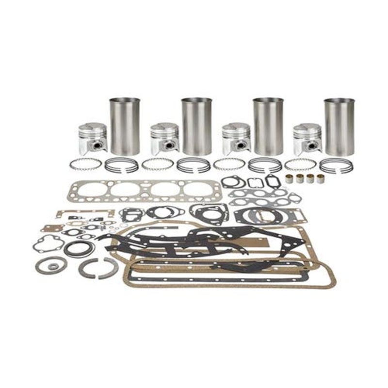 Basic Engine Rebuild Kit. Less Bearings with Stepped Head Pistons fits International M MV O6 OS6 W6 400