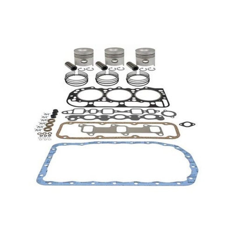 Basic In-Frame Engine Rebuild Kit 201 Diesel Standard Pistons fits Ford 4600 4000 201