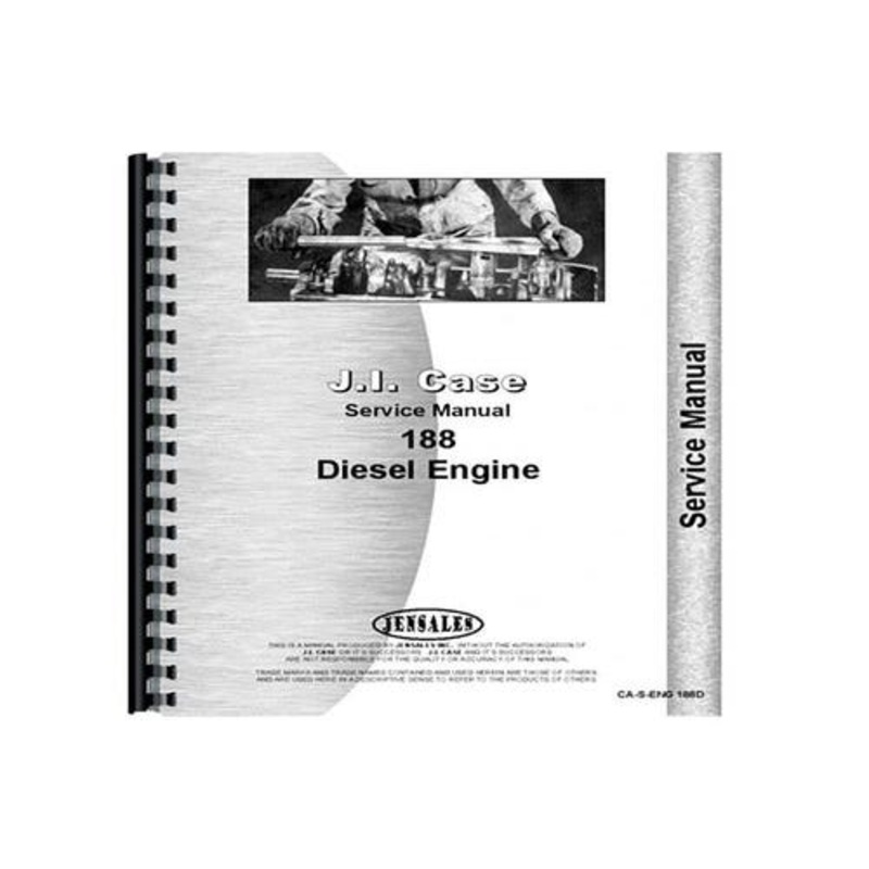 Service Manual fits Case D188