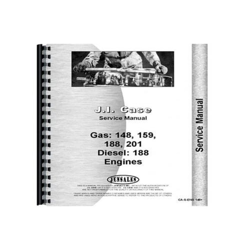 Service Manual fits Case D188 G148 G159 G188