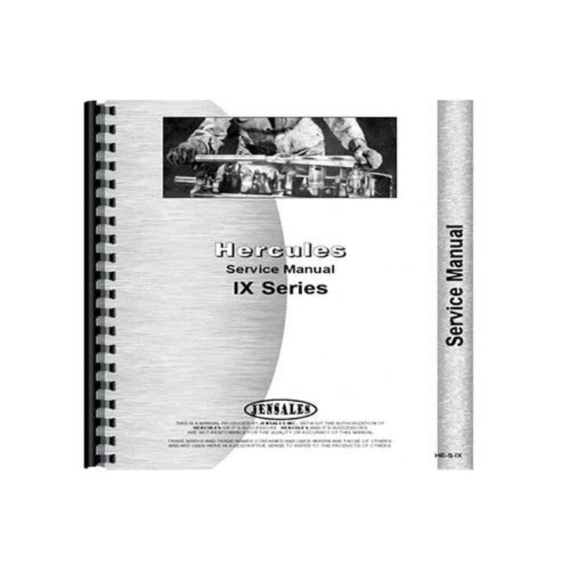 Service Manual fits Oliver OC4 OC46 OC4 fits Hercules IXB3