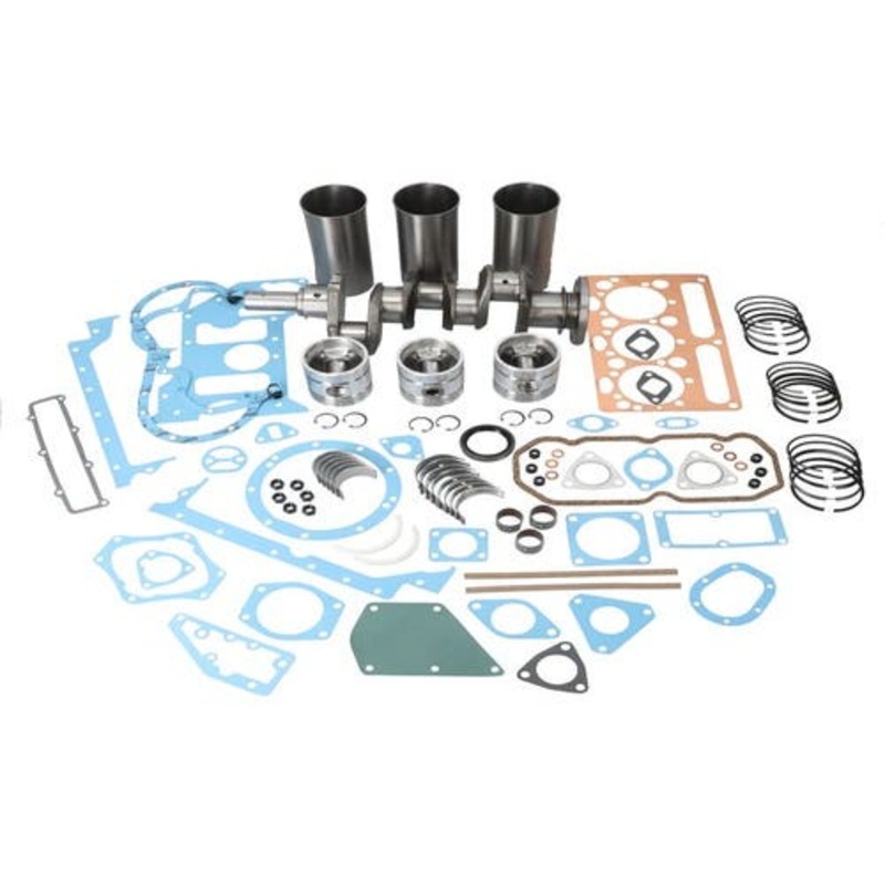 Engine Overhaul Kit with Crankshaft fits Massey Ferguson 135 150 235 fits Perkins AD3.152