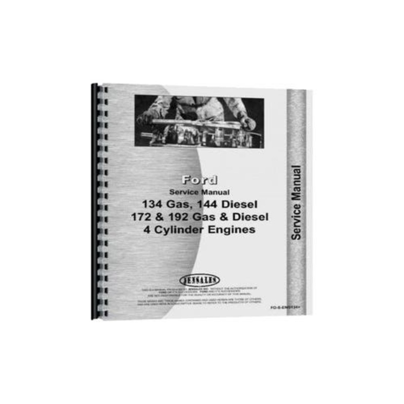 Service Manual fits Ford 134 144 172 192