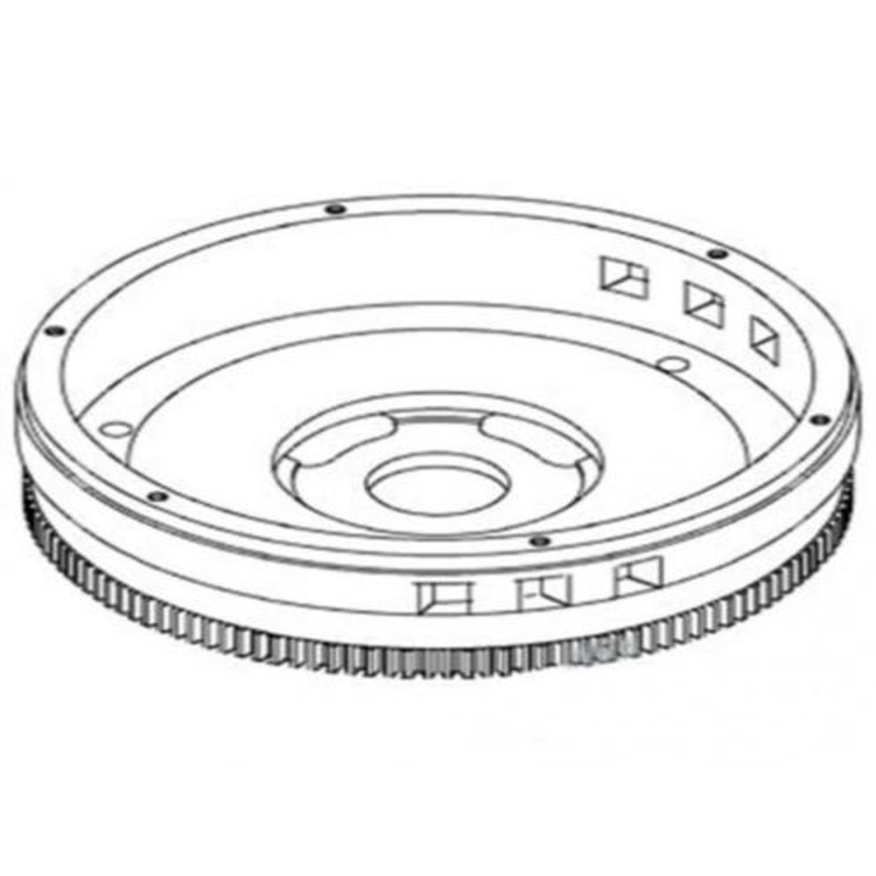 Flywheel with Ring Gear fits John Deere 4555 4560 4640 4650 4755 4760 4955 AR97317 AR74523 R61380