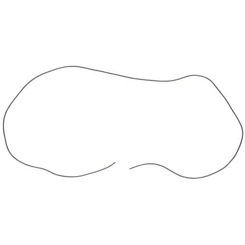 Oil Pan Gasket fits FIAT 1880DT 160-90 180-90 4841301 fits Hesston 160-90 180-90 1580 1880