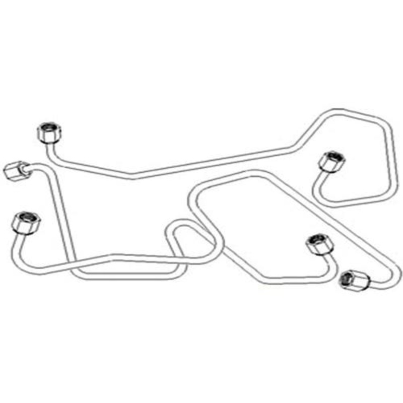 Injection Line Set- 3 Cylinder New Holland fits Ford 256 5000 5100 5200 D2NN9A555A D2NN9A556A D2NN9A557A