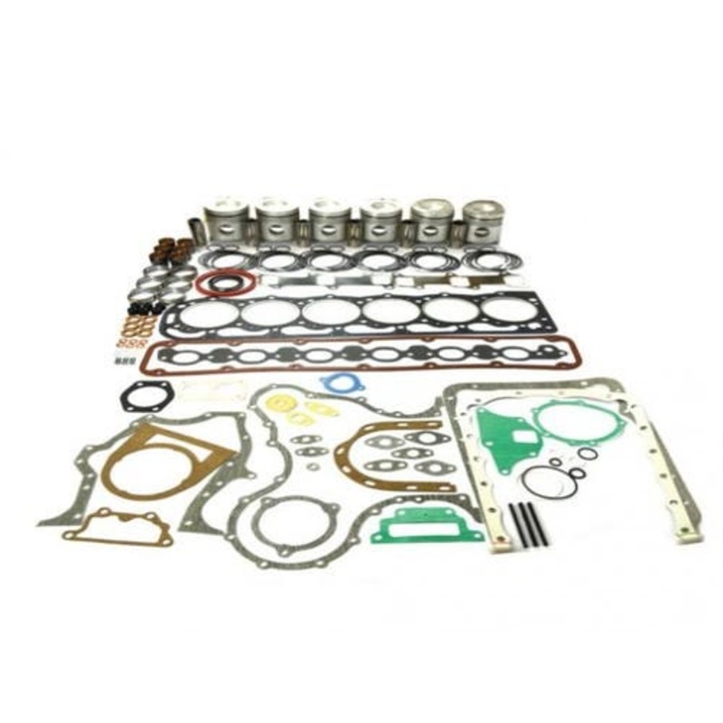 Engine Rebuild Kit - Less Bearings - .020" Oversize Pistons - 8/76-3/86 fits Ford A64 BSD666 401 TW5 TW10 7910 8210 8700 A64