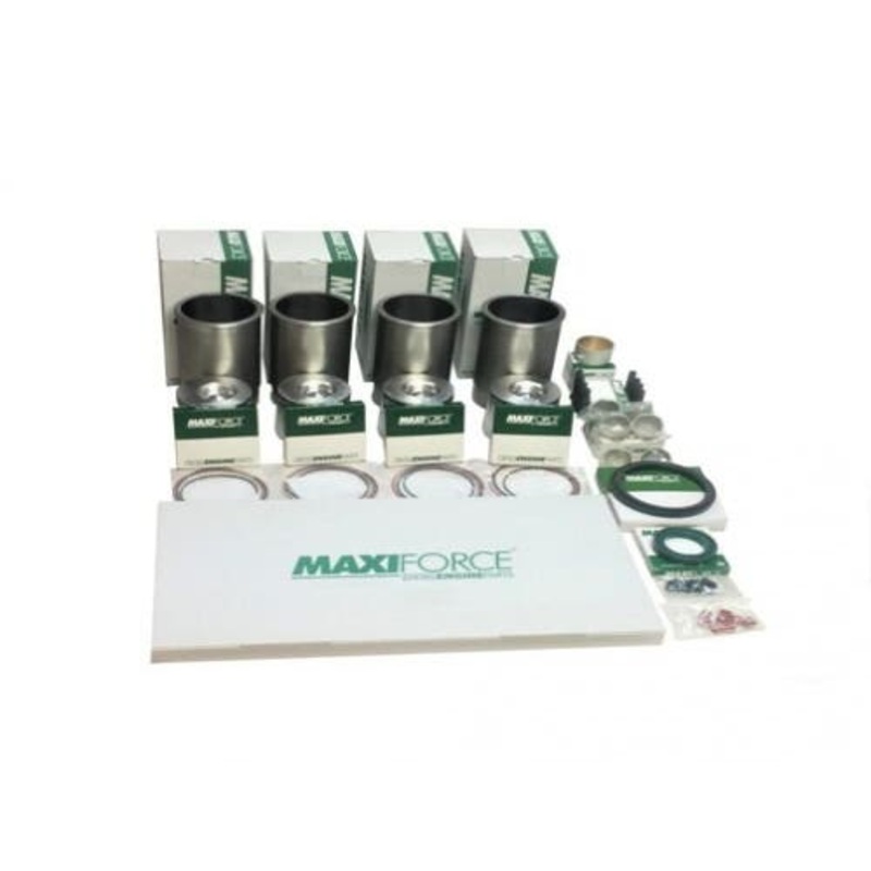 Engine Rebuild Kit - Less Bearings - .020" Oversize Pistons fits Caterpillar 236B 246B 246C 248B 252B 256C 262B 262C 268B 272C 906 906H 907H 908 908H