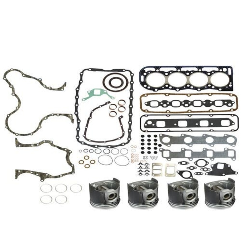 Engine Rebuild Kit - Less Bearings - .030" Oversize Pistons 304T Genesis Turbo Diesel fits New Holland 7010 7610S fits Ford 304T 7740