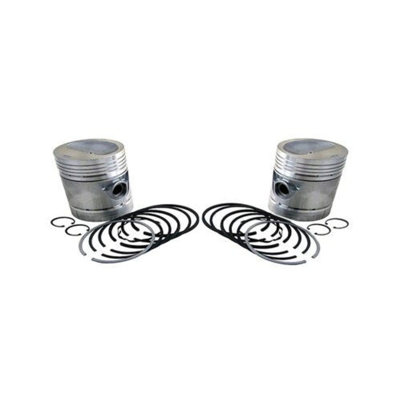 Piston and Rings - .090" Oversize - 2 Cylinder fits John Deere 303 620 630