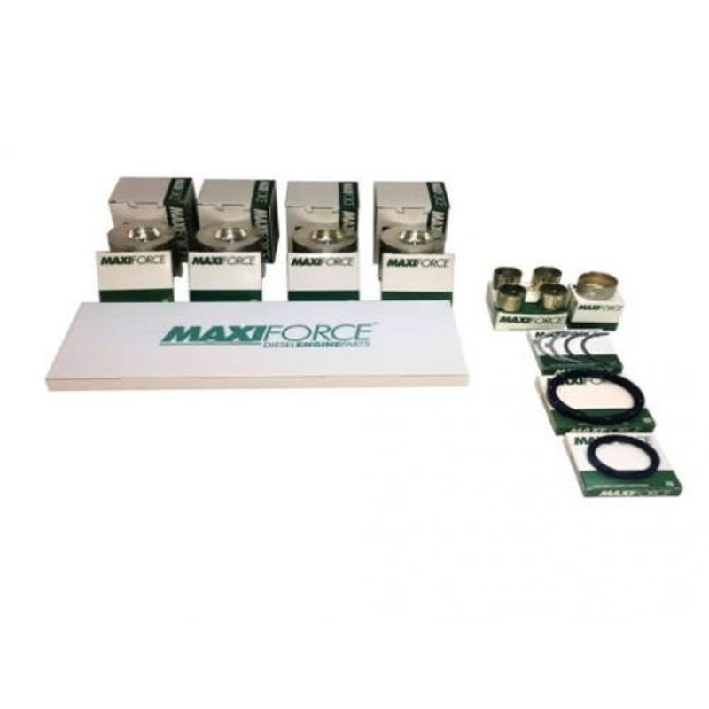 Engine Rebuild Kit - Less Bearings - .010" Oversize Pistons 4TNE84 fits John Deere 990 6675 110 4500 4600 4510 4610 110 4500 fits Yanmar 4TNE84