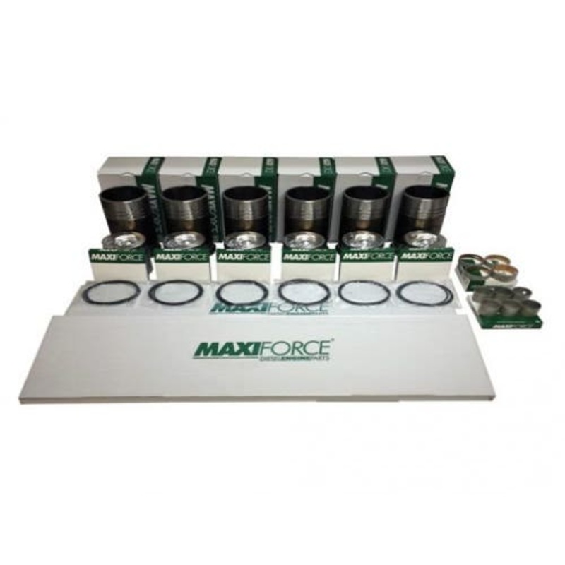 Engine Rebuild Kit - Less Bearings fits International DT466B DT466C 5488 7288 7488 1480 DTI466C fits Case IH 1660 1680 1844
