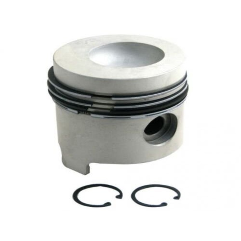 Piston and Rings - 4.401" Standard Single Cylinder fits Ford 192 445C 655 3230 3430 3610 3910 4830 5030 5100 5610 5900 6700 5000 5600 6600 F2NN6K100EA